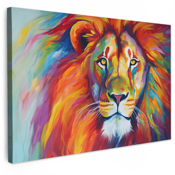 Canvas Leeuw
