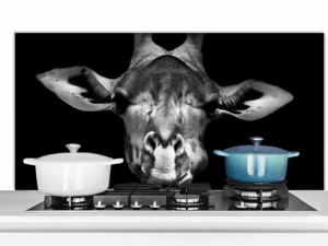 Spatscherm Keuken Giraffe