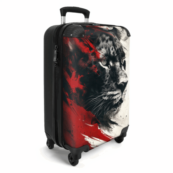 Reiskoffer Panter tattoo style - Afbeelding 3