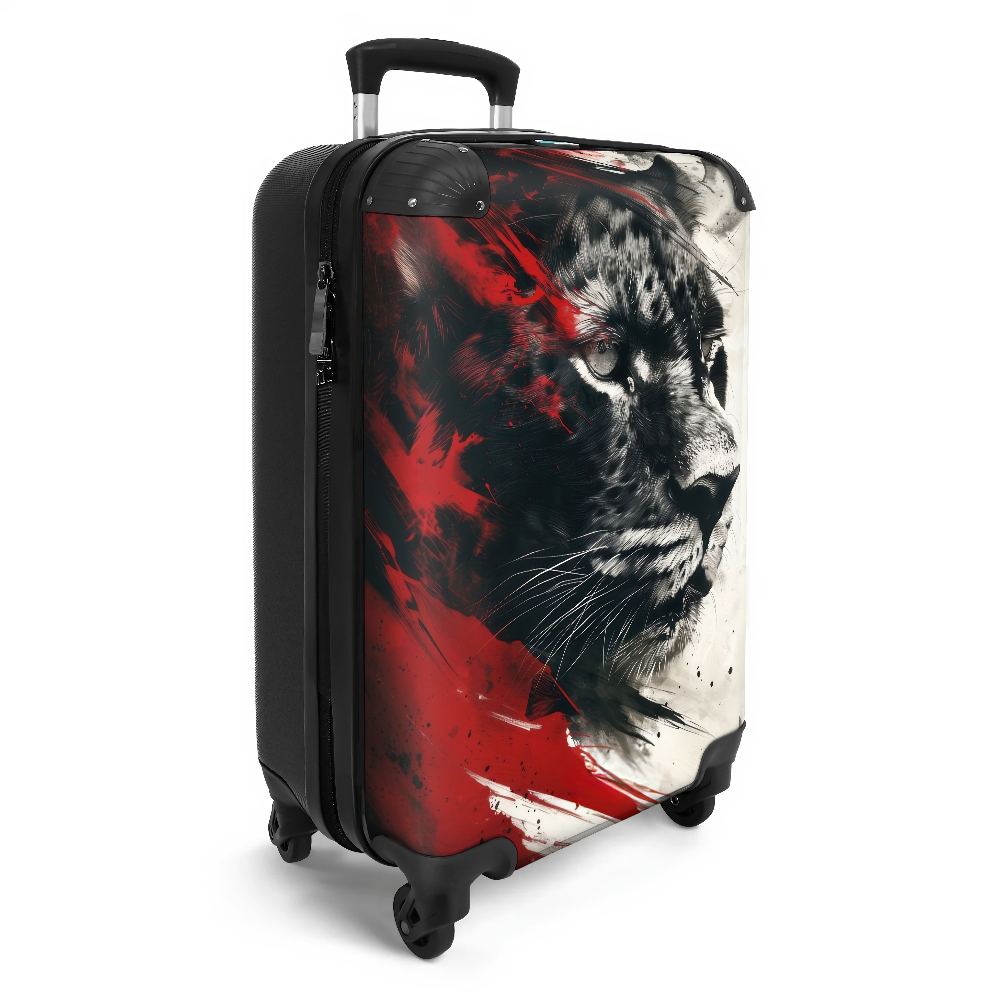 Reiskoffer Panter tattoo style - Afbeelding 3