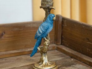 Kandelaar Blauwe Papegaai