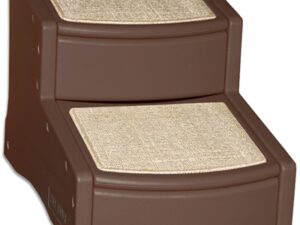 Rosewood Opstapje Voor Hond Met 2 Treden Bruin