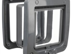 Trixie 4-Weg Kattenluik Inclusief Tunnelstuk Grijs