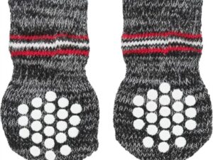 Trixie Hondensokken Anti-Slip Grijs