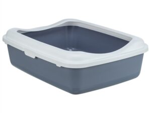 Trixie Kattenbak Classic Met Rand Paars / Wit