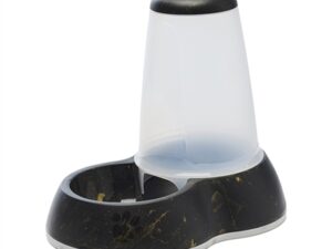Savic Voerdispencer Loop Marble Zwart / Goud