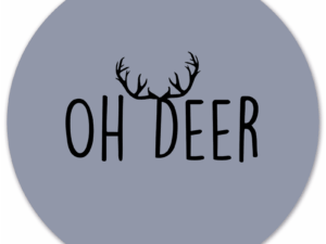 Muurcirkel Oh Deer