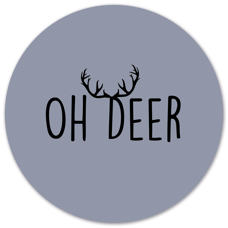 Muurcirkel Oh Deer