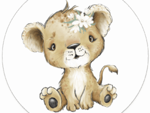 Muurcirkel Kids Leeuwinnetje