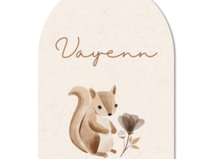 Geboortebordje Eekhoorntje