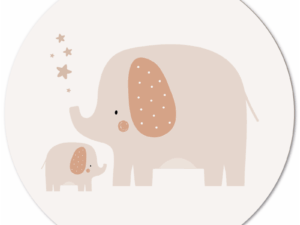 Muurcirkel Kids Olifantjes