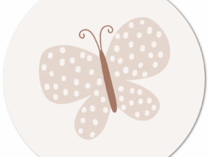 Muurcirkel Kids Vlindertje