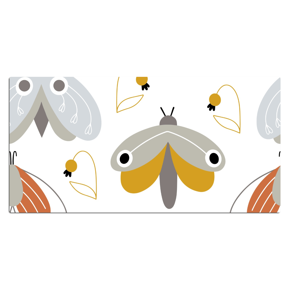 Bureau onderlegger patroon insecten