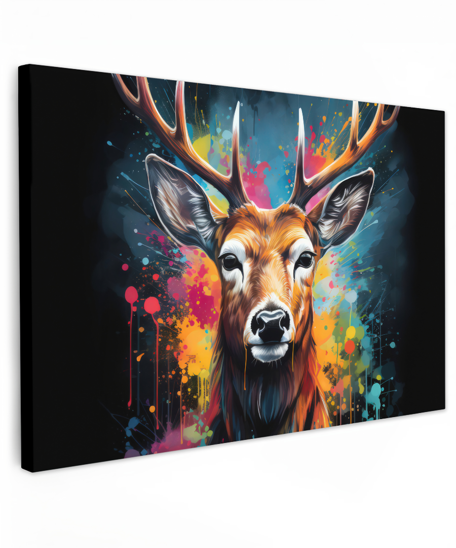 Canvas Hert Graffiti