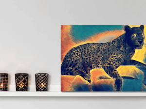 Canvas Zwarte Panter