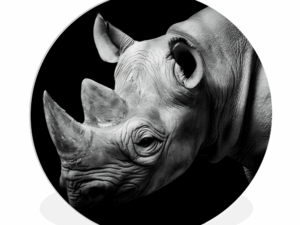 Muurcirkel Neushoorn