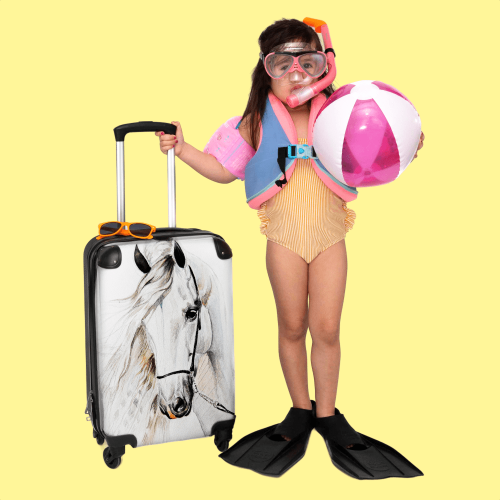 Reiskoffer Wit  Paard - Afbeelding 3