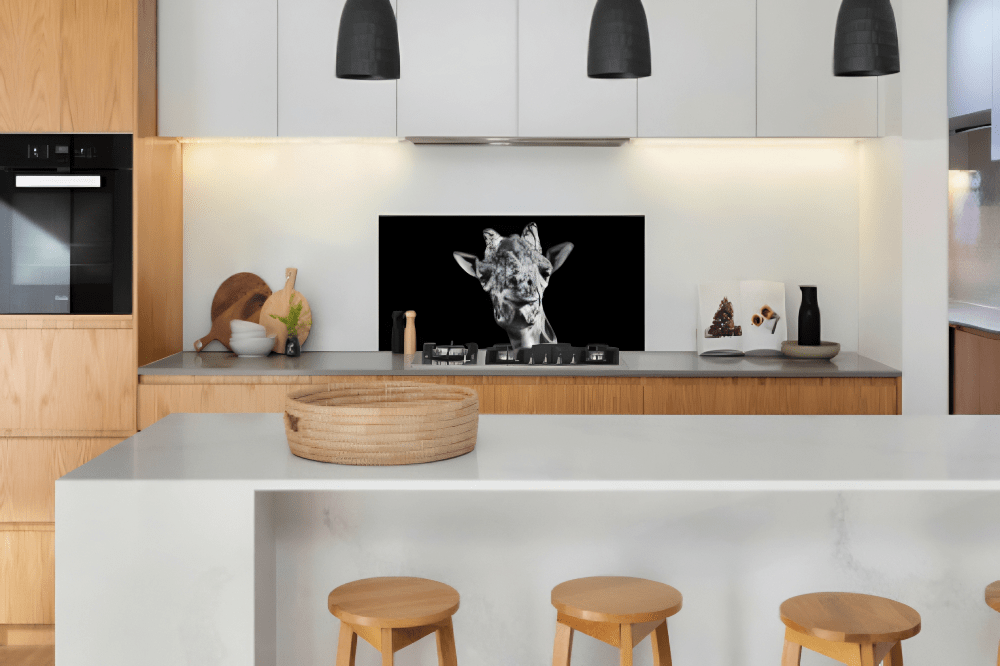 Spatscherm Keuken Giraffe - Afbeelding 3