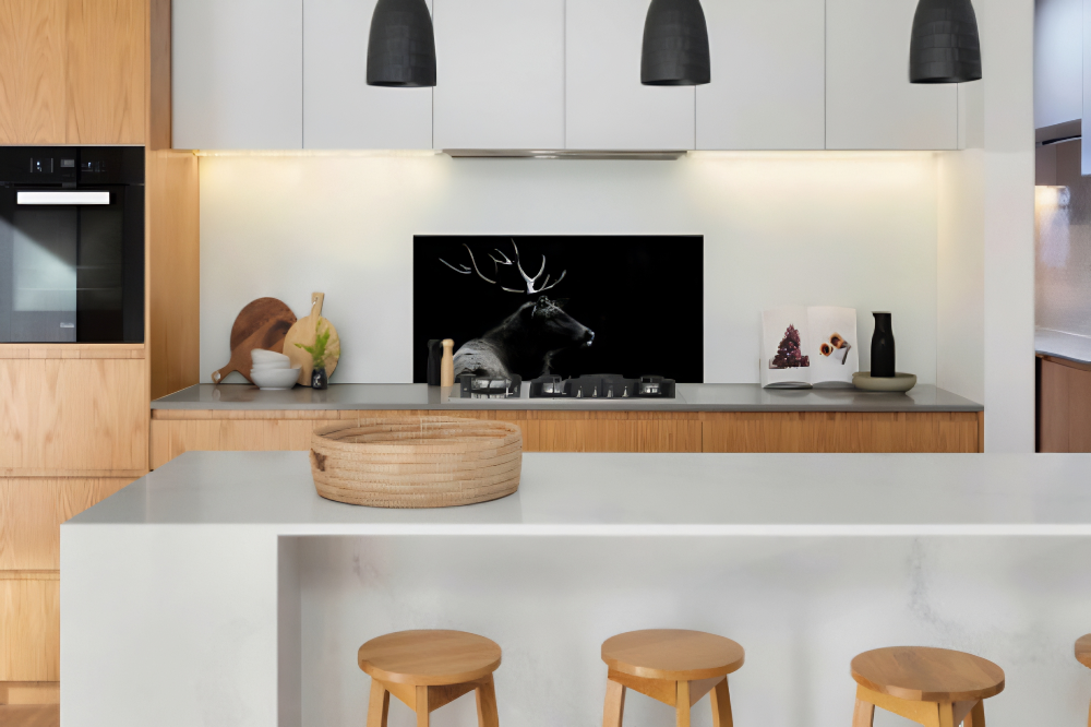 Spatscherm Keuken Hert - Afbeelding 2