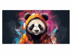 Bureau onderlegger Reuzenpanda in jas