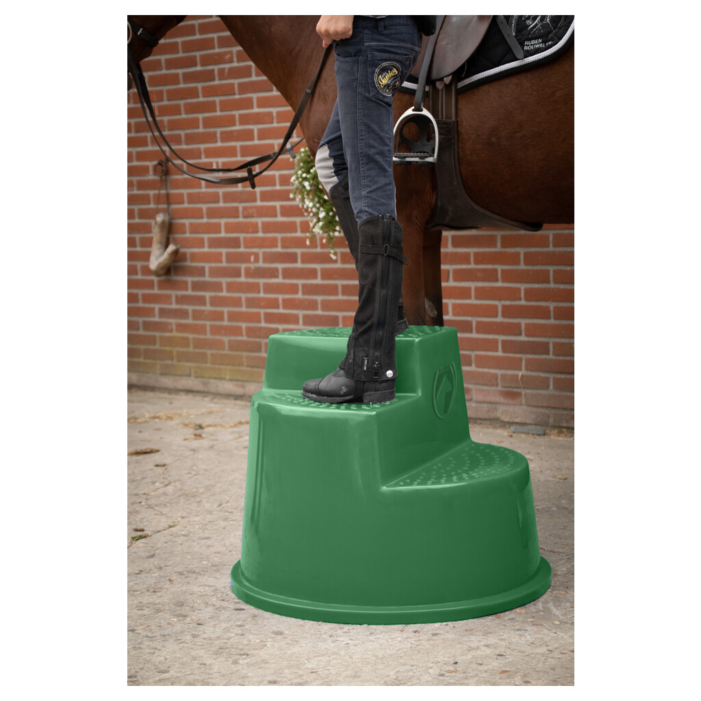 Excellent Horse Opstaphulp 3 Treden Groen.