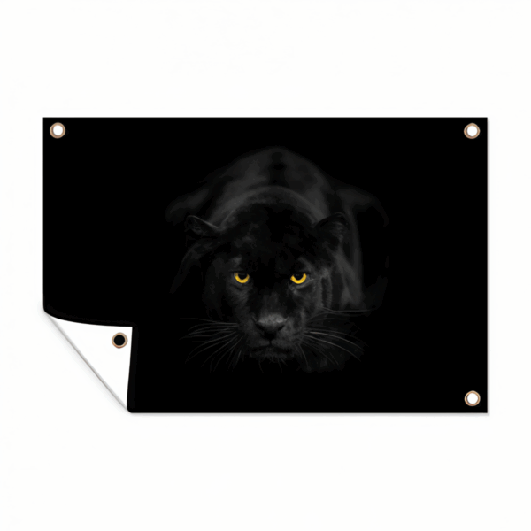 Tuinposter Zwarte Panter