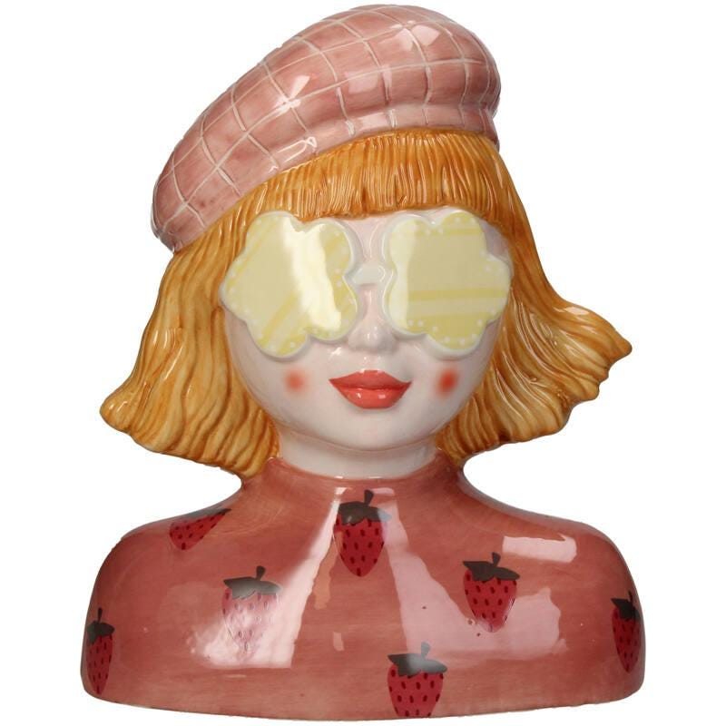 Vaas Aardbeienmeisje