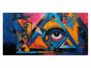 Bureau Onderlegger Graffiti Oog.