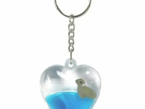 Sleutelhanger Hartje Water en Zeehond.