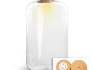 Terrarium With Cork - Sven Xl With Led Light - Closed Terrarium ↑ 43 Cm