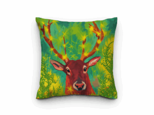 Sierkussen Kerst Rudolph Kleurrijk