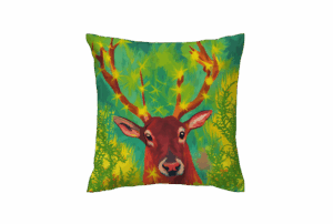 Sierkussen Kerst Rudolph Kleurrijk