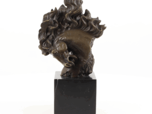 Bronzen sculptuur paardenhoofd