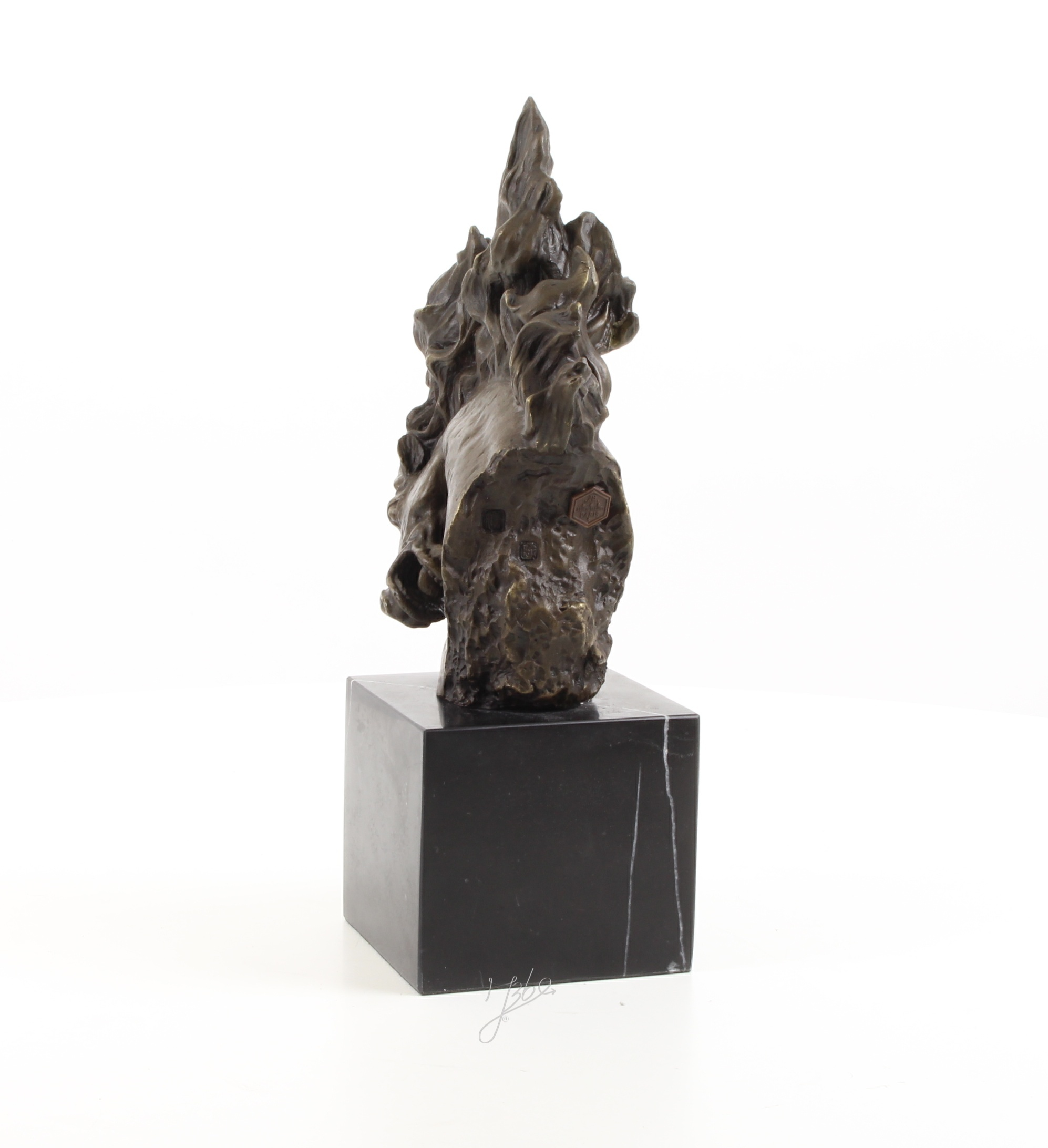 Bronzen sculptuur paardenhoofd
