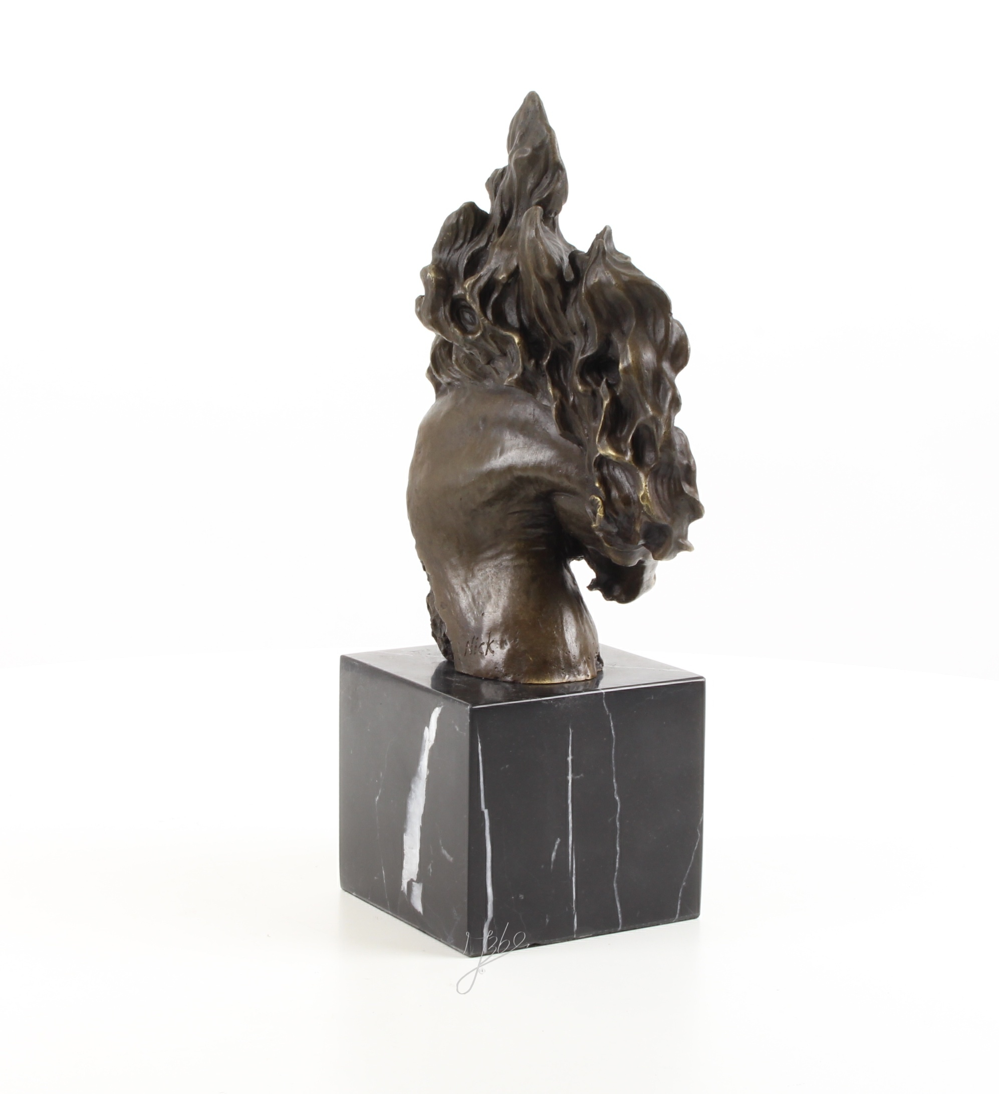 Bronzen sculptuur paardenhoofd