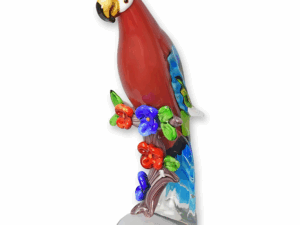 Murano Stijl Glazen Papegaai