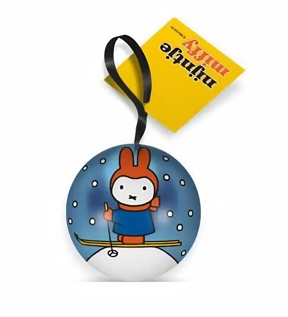 Nijntje kerstbal winter blauw