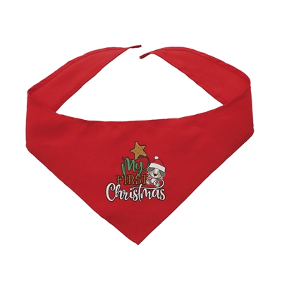 Croci Xmas My First Christmas Dog Set Muts / Bandana / Bot - Afbeelding 3