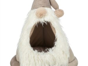 Trixie Xmas Tent Kabouter Velvet Look Beige