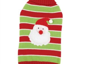 Happy Pet Hondentrui Kerstman Gestreept Rood / Groen
