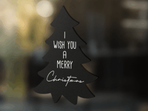 Sticker Merry Christmas Boom