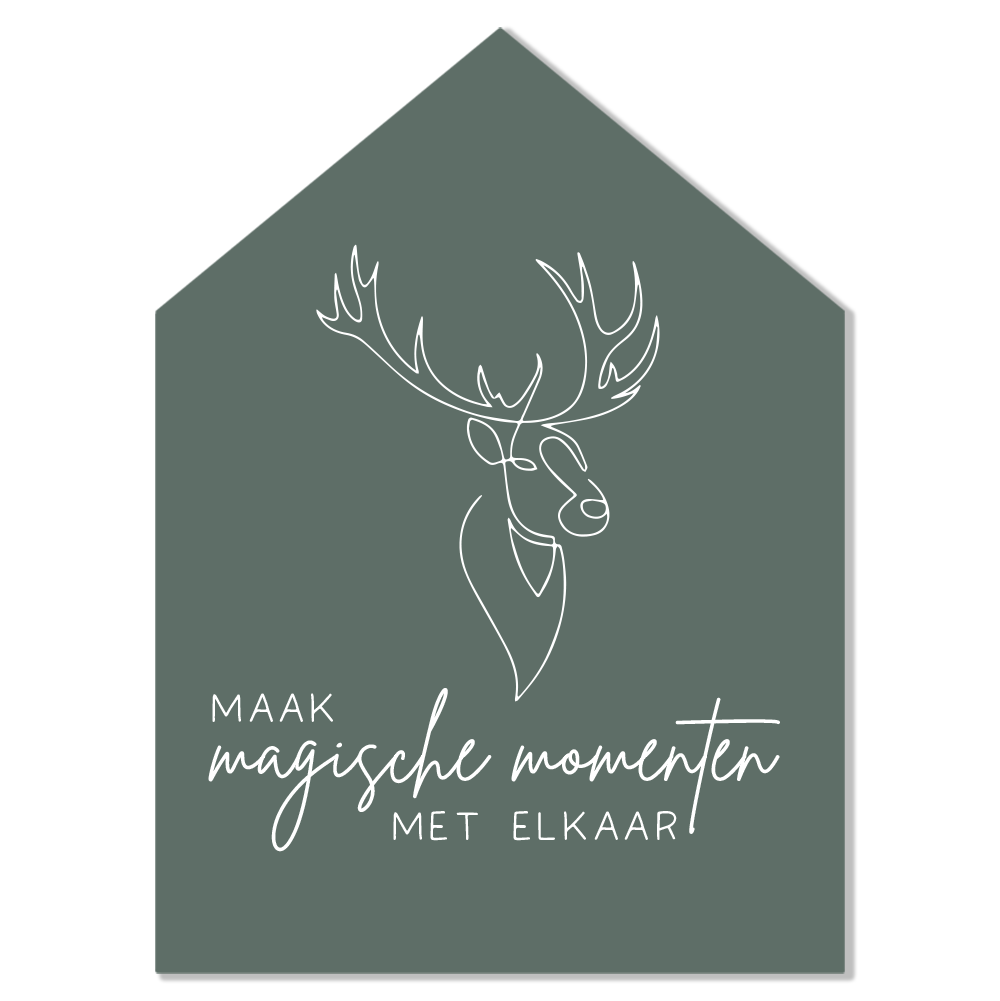 Kersthuisje Maak Magische Momenten Groen