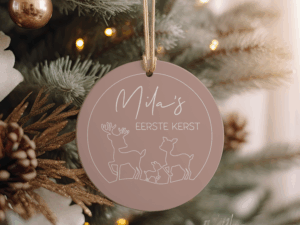 Kersthanger Eerste Kerst Hangertje Hert