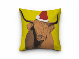 Kerstkussen Schotse Hooglander