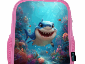 Kinderrugzak Lieve Haai Roze