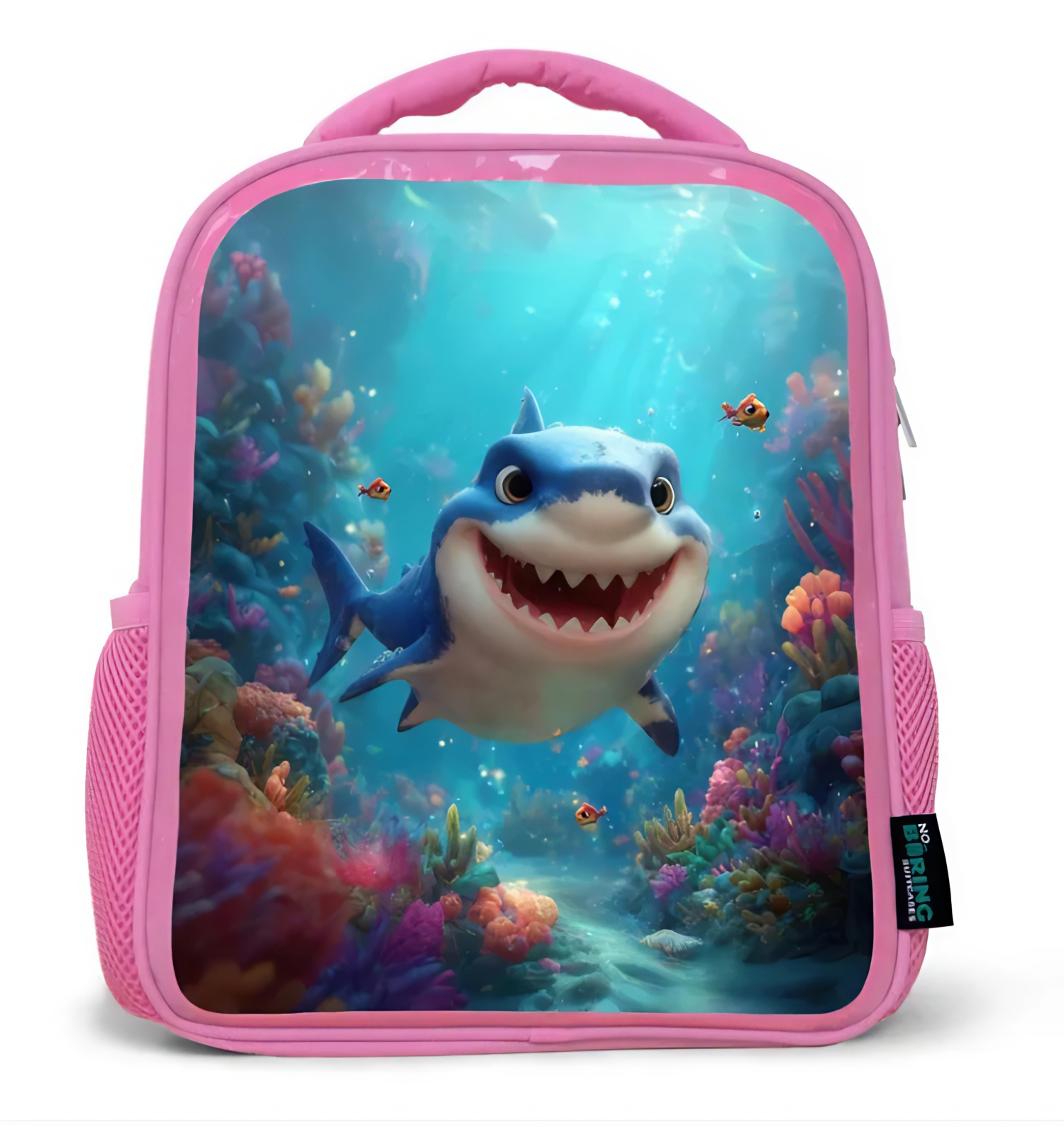 Kinderrugzak Lieve Haai Roze