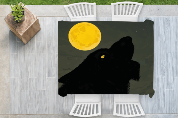 Tafelkleed Halloween Weerwolf