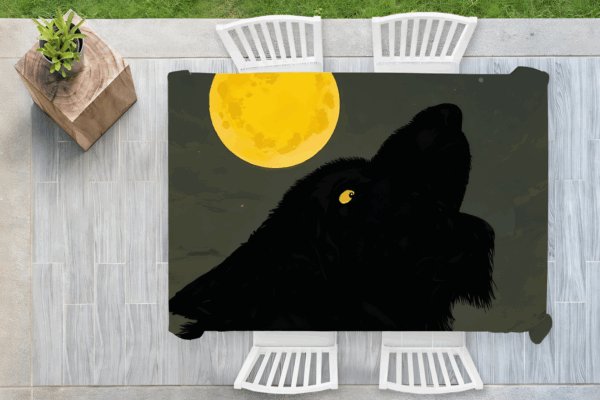 Tafelkleed Halloween Weerwolf