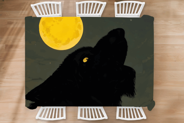 Tafelkleed Halloween Weerwolf