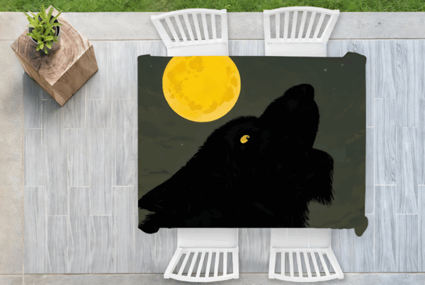 Tafelkleed Halloween Weerwolf